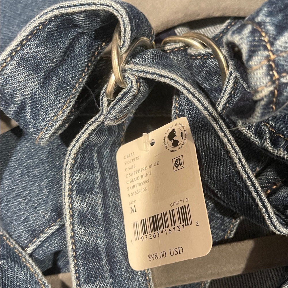 Free People Blue Denim Jumpsuit - Picture 6 of 6